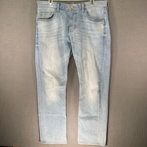 Banana Republic Slim Fit Light Wash Denim Jeans Men Size 34x32